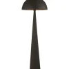 J-Line Lampa podłogowa Mushroom 148 cm czarna