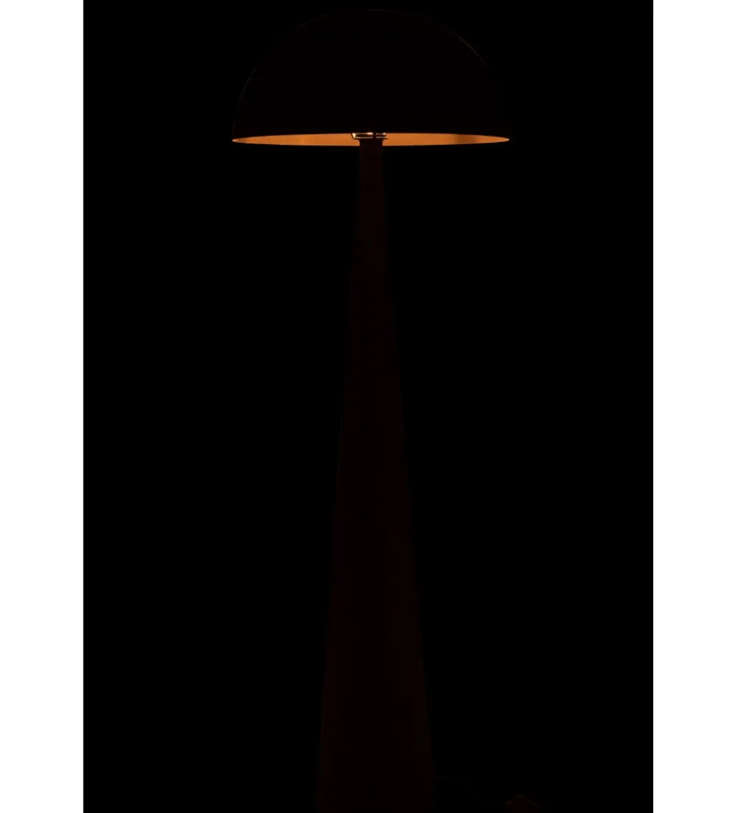 J-Line Lampa podłogowa Mushroom 148 cm czarna