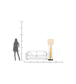 KDesign Lampa podłogowa NATURE STEM 165 cm