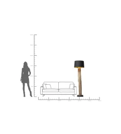 KDesign Lampa podłogowa Nature Straight 170 cm