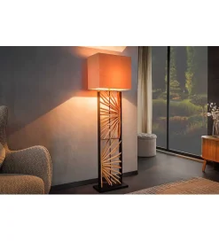Invicta Interior - przedsprzedaż Lampa podłogowa OMAR 165 cm beżowa