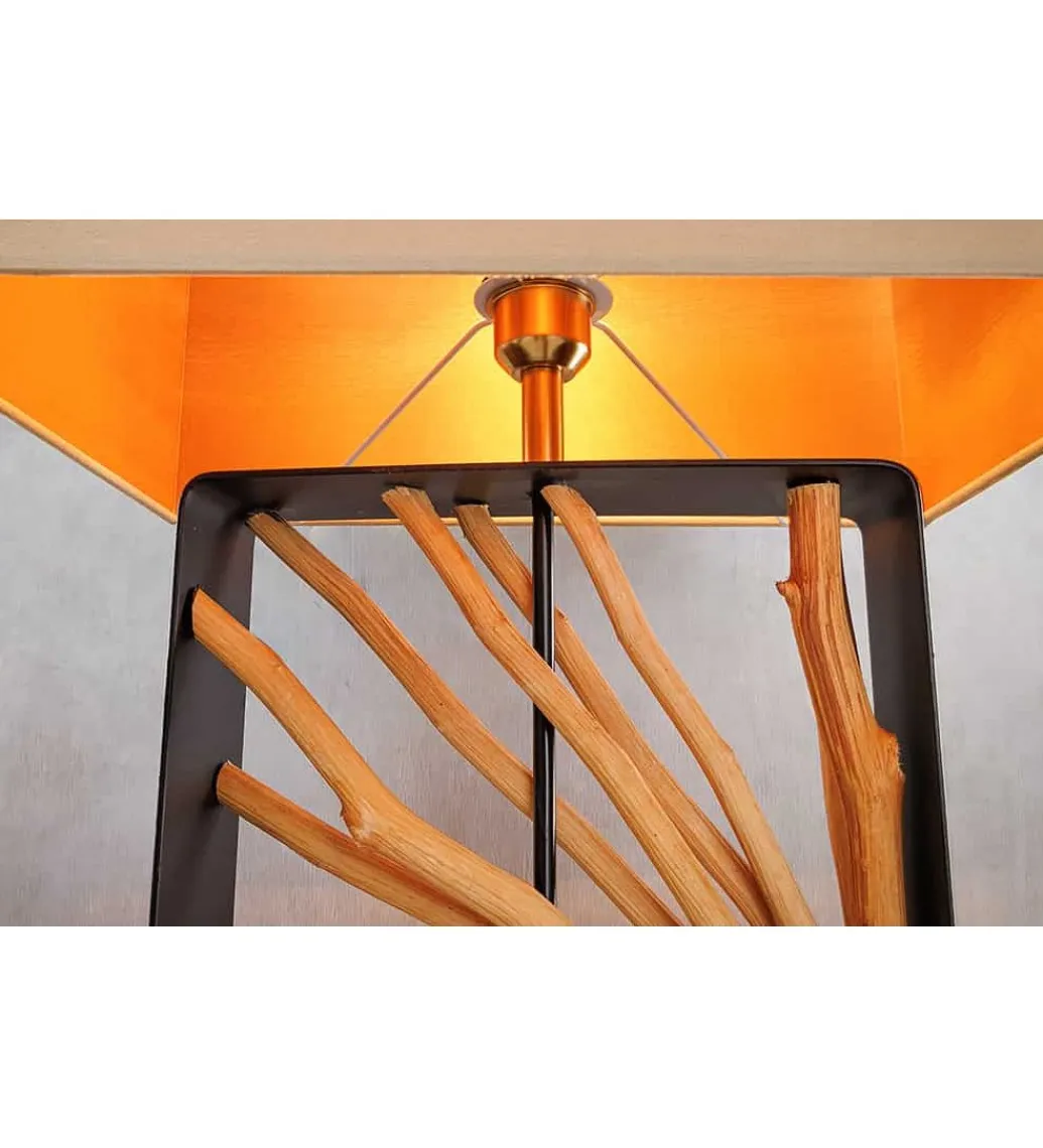 Invicta Interior - przedsprzedaż Lampa podłogowa OMAR 165 cm beżowa