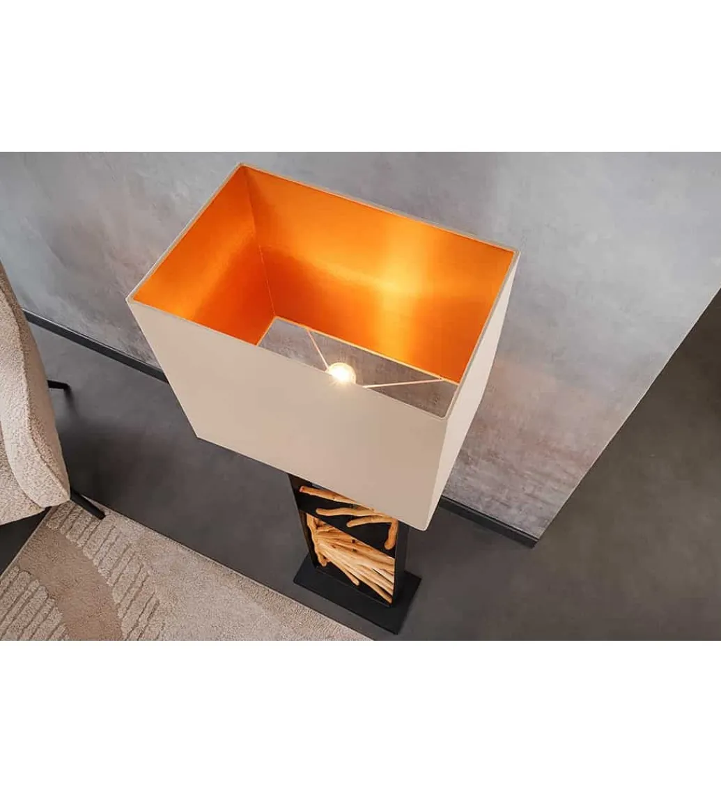 Invicta Interior - przedsprzedaż Lampa podłogowa OMAR 165 cm beżowa