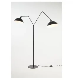 L&L Lampa podłogowa ORION 180 cm czarny matt