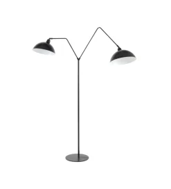 L&L Lampa podłogowa ORION 180 cm czarny matt