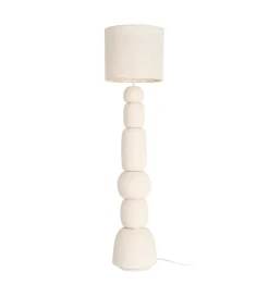 Zona-Design Lampa podłogowa OTAMENK 154 cm kremowa