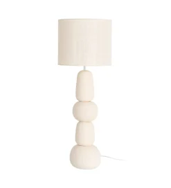 Zona-Design Lampa podłogowa OTAMENK 105 cm kremowa