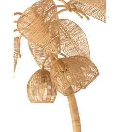 J-Line Lampa podłogowa PALMA KOKOSOWA 200 cm naturalna