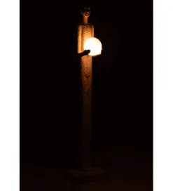 J-Line Lampa podłogowa PERSON 151 cm biała