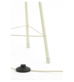 L&L Lampa podłogowa PLUMERIA 42 cm piaskowa
