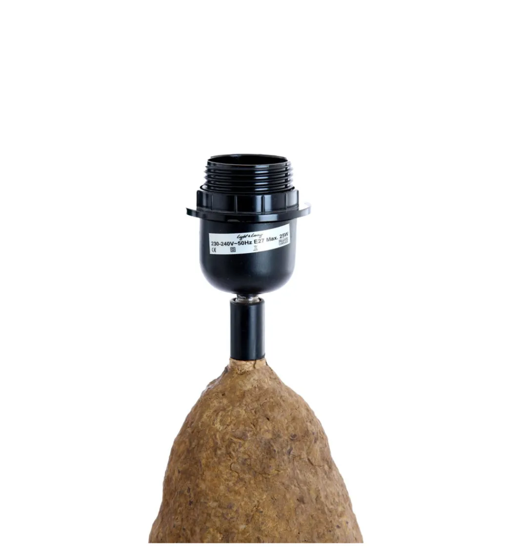 L&L Lampa podłogowa podstawa MARREE 135 cm ciemnobrązowa