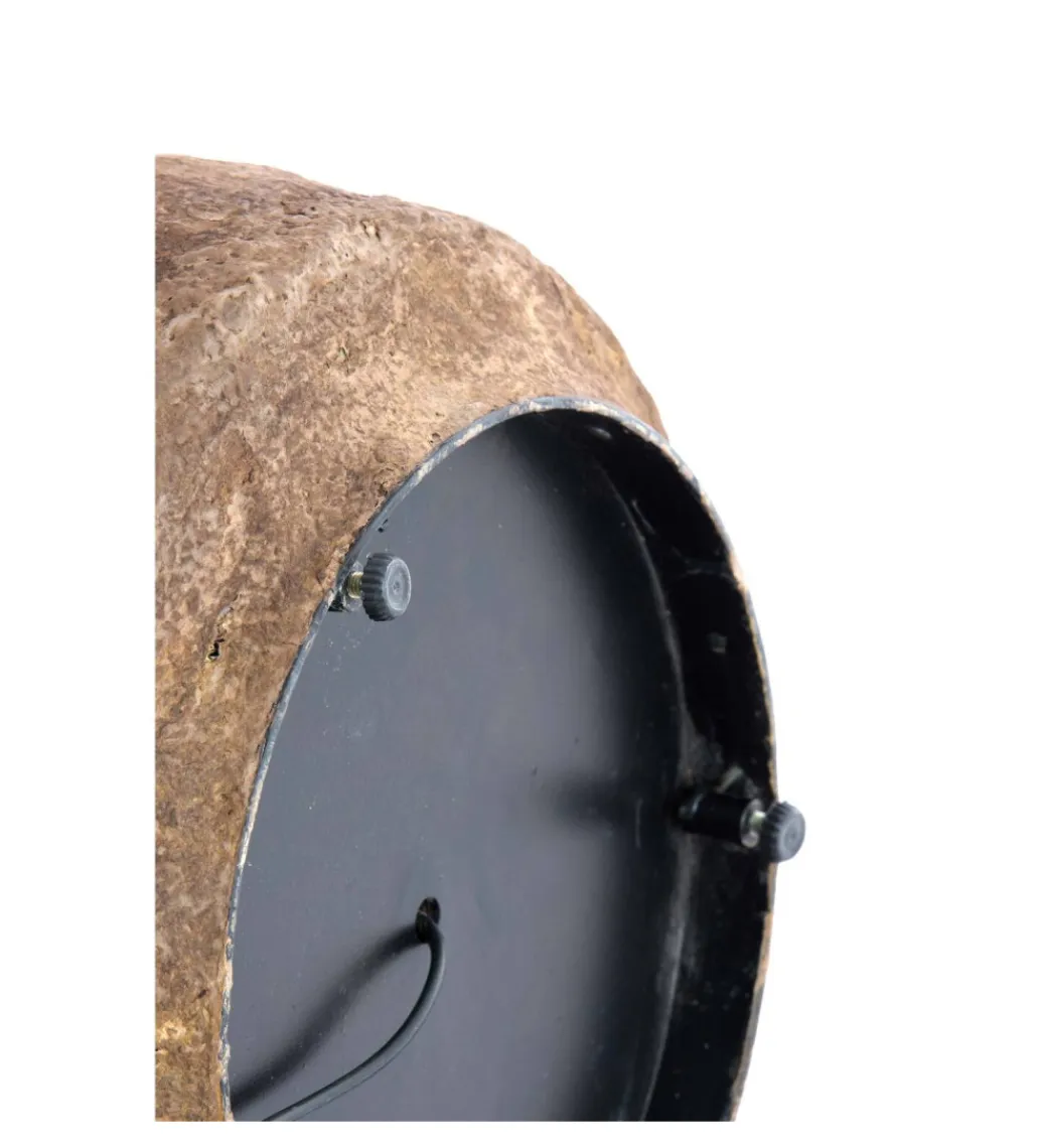 L&L Lampa podłogowa podstawa MARREE 135 cm ciemnobrązowa