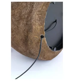 L&L Lampa podłogowa podstawa MARREE 135 cm ciemnobrązowa