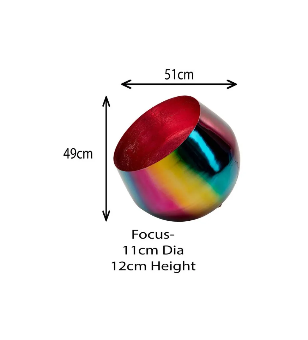 KDesign Lampa podłogowa RAINBOW 51 cm różowa