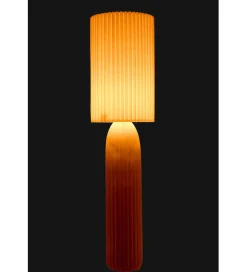 J-Line Lampa podłogowa RUTH 91 cm ceramika karmelowa