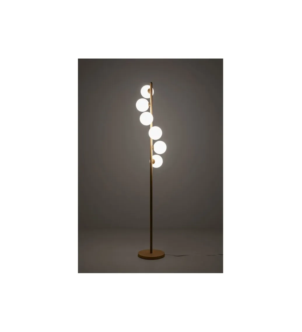 KDesign Lampa podłogowa SCALA BALLS 160 cm beżowa