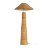 Zona-Design Lampa podłogowa SEULO 147 cm rattanowa
