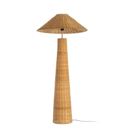 Zona-Design Lampa podłogowa SEULO 147 cm rattanowa