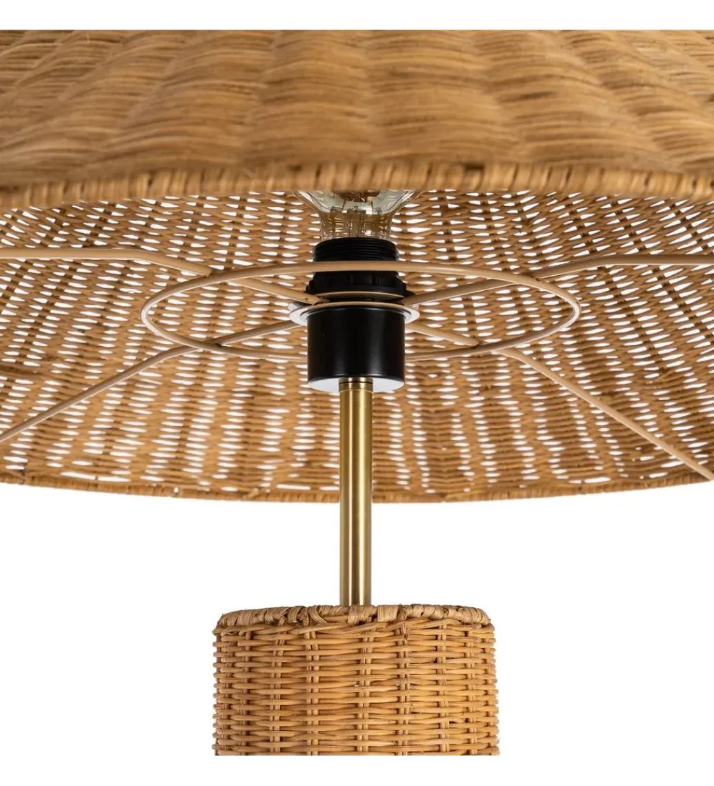 Zona-Design Lampa podłogowa SEULO 147 cm rattanowa