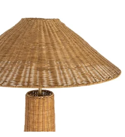Zona-Design Lampa podłogowa SEULO 147 cm rattanowa