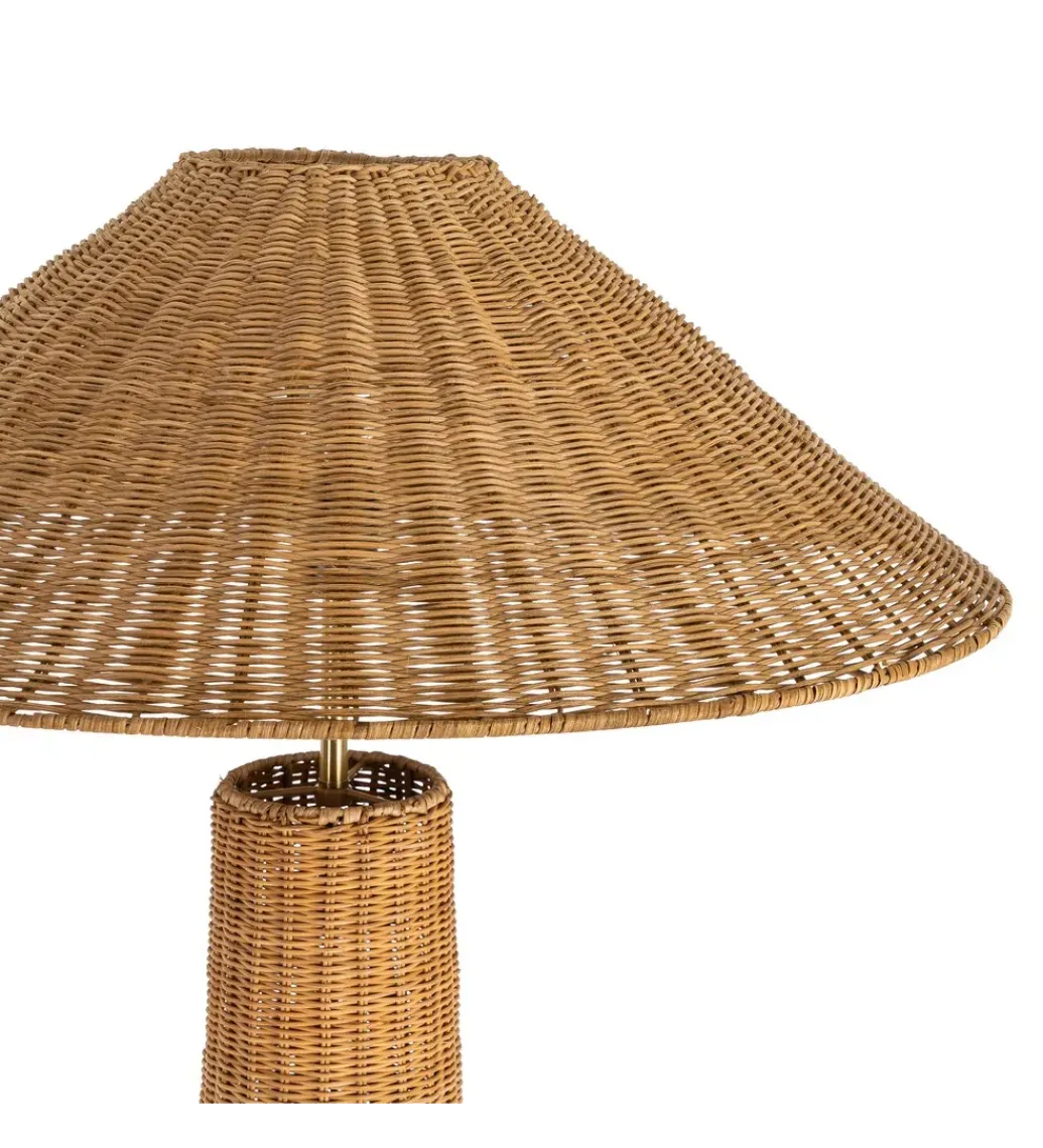 Zona-Design Lampa podłogowa SEULO 147 cm rattanowa