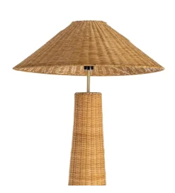 Zona-Design Lampa podłogowa SEULO 147 cm rattanowa