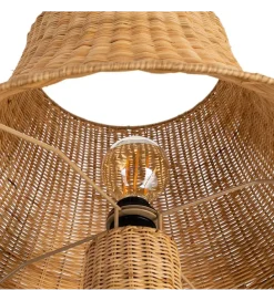 Zona-Design Lampa podłogowa SEULO 118 cm rattanowa