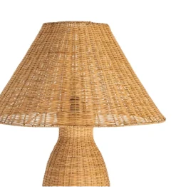 Zona-Design Lampa podłogowa SEULO 138 cm rattanowa