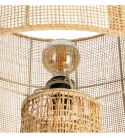 Zona-Design Lampa podłogowa SEULO 154 cm rattan
