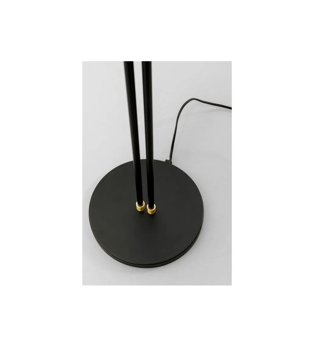 KDesign Lampa podłogowa SPEAKER DUO 149 cm czarna