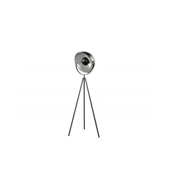 Invicta Interior Lampa podłogowa Studio 146 cm czarno srebrna