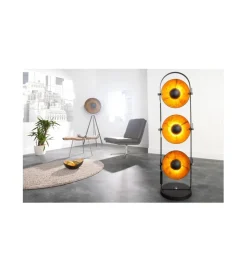 Invicta Interior Lampa podłogowa Studio czarno złota