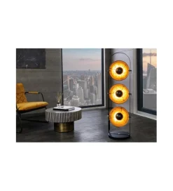 Invicta Interior Lampa podłogowa Studio czarno złota