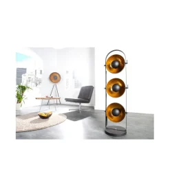 Invicta Interior Lampa podłogowa Studio czarno złota