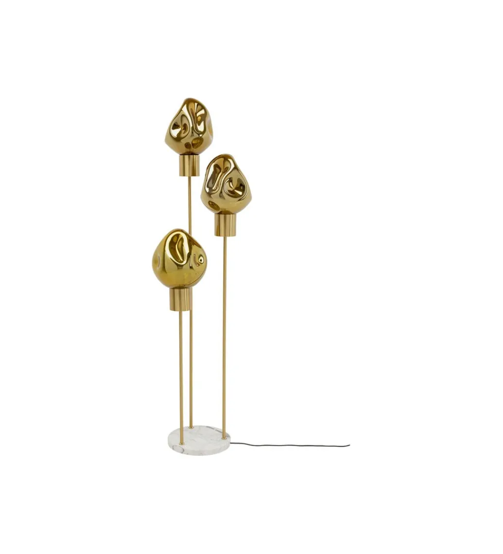 KDesign Lampa podłogowa SUPERNOVA AMBER 160 cm złota