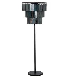Exclusivas Lampa podłogowa TECHO 150 x 50 cm czarna
