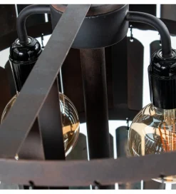 Exclusivas Lampa podłogowa TECHO 150 x 50 cm czarna