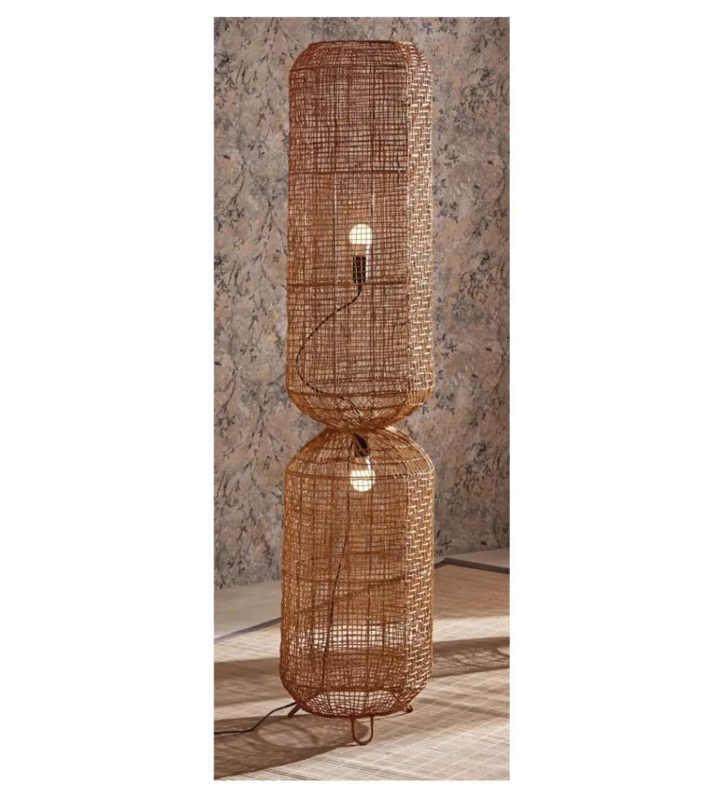 Imeri Lampa stojąca Aurora ratan 36 cm