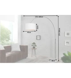 Invicta Interior Lampa stojąca Lounge Deal Classic