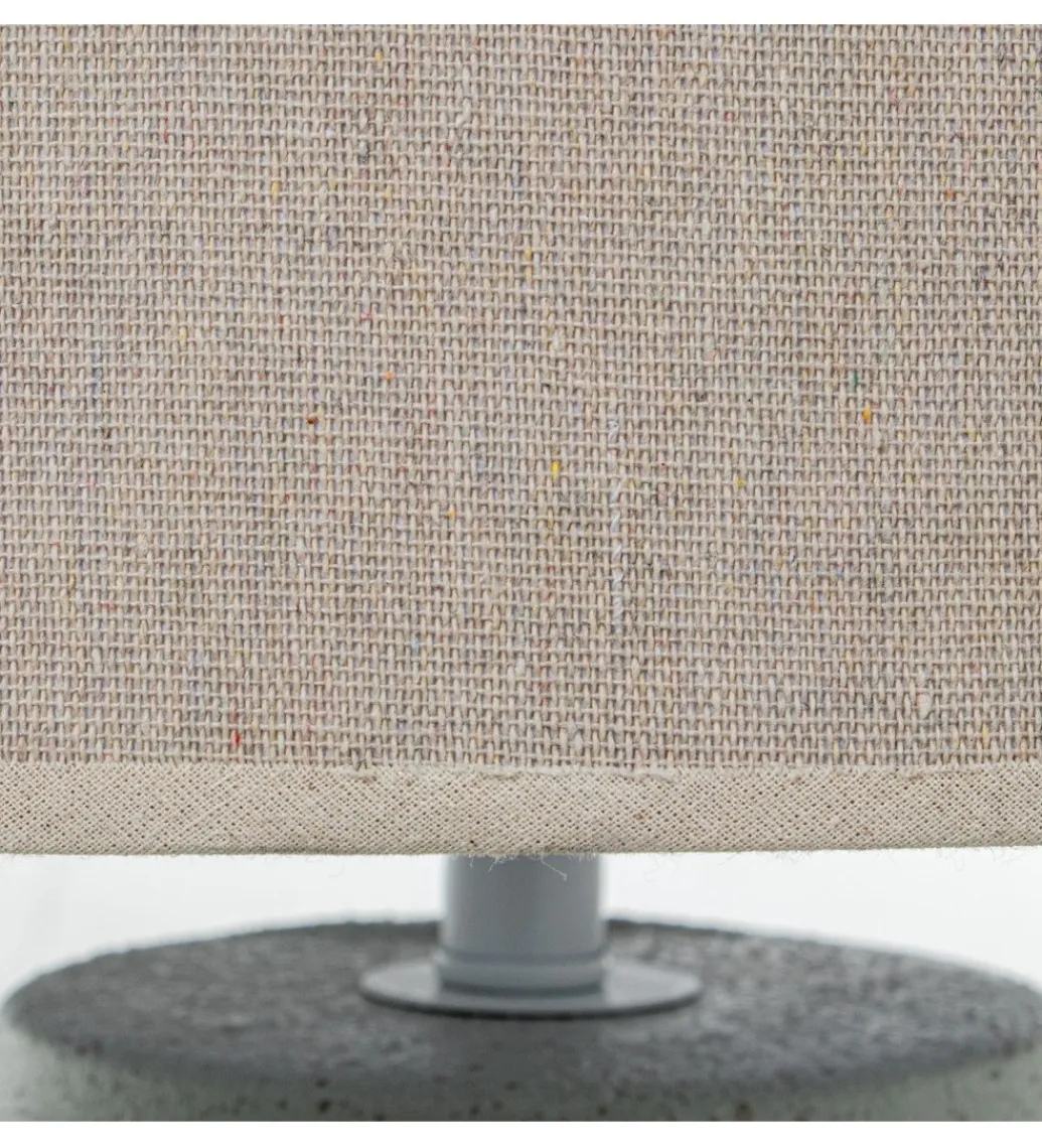 Exclusivas Lampa stołowa ABARLE ceramika antyczna biel