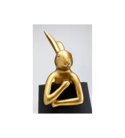 KDesign Lampa stołowa Animal Rabbit 50 cm złoto czarna