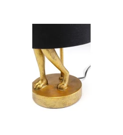 KDesign Lampa stołowa Animal Rabbit 50 cm złoto czarna