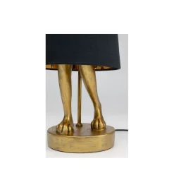 KDesign Lampa stołowa Animal Rabbit 68 cm złoto czarna
