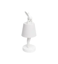 KDesign Lampa stołowa ANIMAL RABBIT 29 cm biała