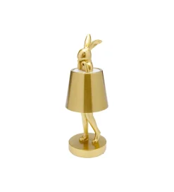 KDesign Lampa stołowa ANIMAL RABBIT 29 cm złota