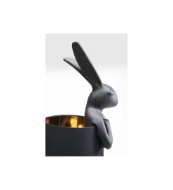 KDesign Lampa stołowa Animal Rabbit 68 cm czarna