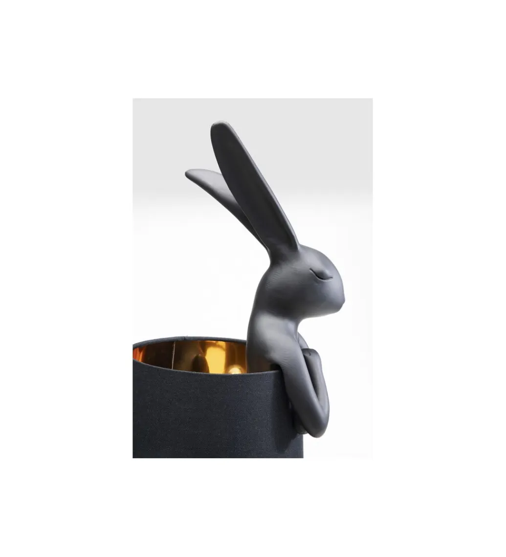 KDesign Lampa stołowa Animal Rabbit 68 cm czarna