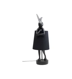 KDesign Lampa stołowa Animal Rabbit 68 cm czarna