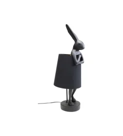KDesign Lampa stołowa Animal Rabbit 68 cm czarna