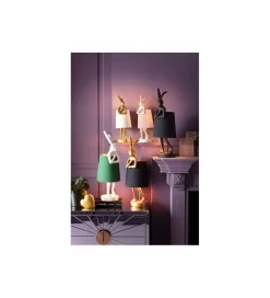 KDesign Lampa stołowa Animal Rabbit 68 cm czarna